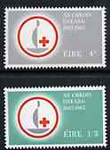 Ireland 1963 Centenary of Red Cross set of 2 unmounted mint, SG 197-98*