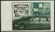 Mali 1969 French Motor Industry 30f (Citroen) IMPERF from limited printing, as SG 189