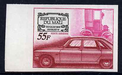 Mali 1969 French Motor Industry 55f (Renault) IMPERF from limited printing, as SG 190