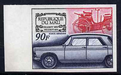 Mali 1969 French Motor Industry 90f (Peugeot) IMPERF from limited printing, as SG 191