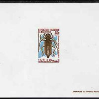 Mauritania 1970 Insects 40f (Plocaederus denticornis) deluxe sheet in full issued colours, as SG 355