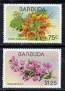 Barbuda 1978 Flora & Fauna 75c & $1.25 (the two vals depicting Flowers) SG 439 & 441 unmounted mint