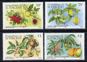 St Vincent - Grenadines 1985 Fruits & Blossoms set of 4 unmounted mint SG 398-401