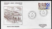 French Southern & Antarctic Territories 1989 Kerguelen Island Pioneers on illustrated cover with first day cancel, SG 249