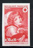 France 1971 Red Cross Fund (30c+10c Painting 'Girl with Dog') unmounted mint IMPERF colour trial proof (several colour combinations available but price is for ONE) as SG 1942