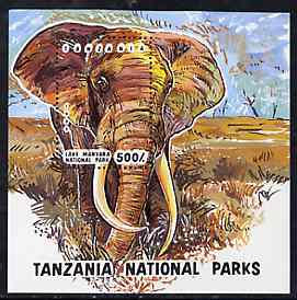 Tanzania 1993 National Parks unmounted mint m/sheet (Elephant) SG MS 1696, Mi BL 228