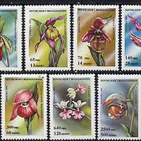 Madagascar 1993 Orchids unmounted mint set of 7, SG 1125-31, Yv 1323A-G*