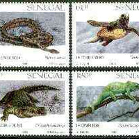 Senegal 1991 Reptiles set of 4 unmounted mint, Mi 1116-19, SG 1089-92*