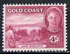 Gold Coast 1948 KG6 4d magenta (lake Bosumtwi) unmounted mint from def set, SG 141*