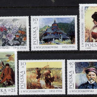 Poland 1987 Leon Wyczolkowski Artist set of 6 unmounted mint (SG 3095-3100)