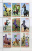 Turkmenistan (Mary Velayat) 1998 Horses perf sheetlet containing complete set of 9 unmounted mint