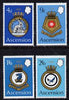 Ascension 1970 Royal Naval Crests - 2nd series perf set of 4 unmounted mint, SG 130-3