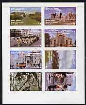 Eynhallow 1977 Silver Jubilee imperf set of 8 values (Scenes around Windsor Castle) unmounted mint