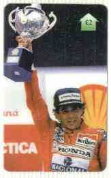 Telephone Card - Ayrton Senna #01 - £2 'phone card (Limited edition)