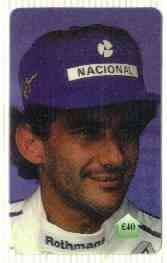 Telephone Card - Ayrton Senna #08 - £40 'phone card (Limited edition)