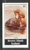 Bernera 1982 Squirrels #2 imperf souvenir sheet (£1 value) unmounted mint