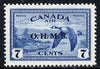 Canada 1949 Official 7c Canada Geese overprinted 'OHMS' unmounted mint SG O171