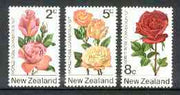 New Zealand 1971 First World Rose Convention set of 3 unmounted mint, SG 967-69*