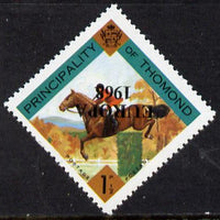 Thomond 1968 Show jumping 1.5d (Diamond-shaped) with 'Europa 1968' overprint inverted unmounted mint