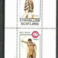 Eynhallow 1982 Costumes #02 (Chilean & Hottentot Archer) perf set of 2 values unmounted mint