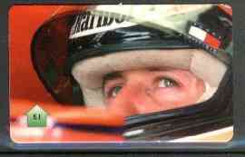 Telephone Card - Michael Schumacher £1 phone card