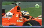 Telephone Card - Michael Schumacher £2 phone card (showing MS in cockpit)