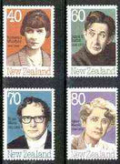 New Zealand 1989 New Zealand Authors set of 4 unmounted mint, SG 1501-04*