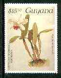 Guyana 1985-89 Orchids Series 2 plate 67 (Sanders' Reichenbachia) $15 unmounted mint, SG 2318