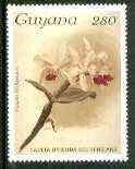 Guyana 1985-89 Orchids Series 2 plate 62 (Sanders' Reichenbachia) 280c unmounted mint, SG 2509*