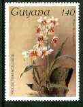 Guyana 1985-89 Orchids Series 2 plate 04 (Sanders' Reichenbachia) 140c unmounted mint, SG 2500