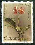 Guyana 1985-89 Orchids Series 2 plate 14 (Sanders' Reichenbachia) 120c unmounted mint, SG 1920