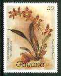 Guyana 1985-89 Orchids Series 1 plate 86 (Sanders' Reichenbachia) 30c unmounted mint, SG 1731