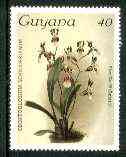 Guyana 1985-89 Orchids Series 1 plate 96 (Sanders' Reichenbachia) 40c unmounted mint, SG 1747