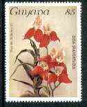 Guyana 1985-89 Orchids Series 2 plate 15 (Sanders' Reichenbachia) 85c unmounted mint, SG 1918