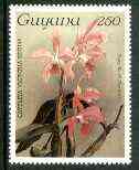 Guyana 1985-89 Orchids Series 2 plate 85 (Sanders' Reichenbachia) 250c unmounted mint, value unlisted by SG*