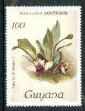 Guyana 1985-89 Orchids Series 1 plate 25 (Sanders' Reichenbachia) 100c (with wmk) unmounted mint, unlisted by SG without surcharge*