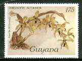 Guyana 1985-89 Orchids Series 2 plate 58 (Sanders' Reichenbachia) 175c unmounted mint, unlisted by SG without surcharge*