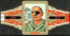 Cinderella - Lugano cigar band illustrating Moshe Dayan (Soldier & Statesman of Israel) Series 12 No.4