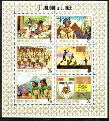 Guinea - Conakry 1969 Pioneer Youth Organisation (Scouts) m/sheet unmounted mint, SG MS 699, Mi BL 32