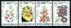 Indonesia 1966 National Disaster Fund - Flowers set of 4 unmounted mint, SG 1113-16*