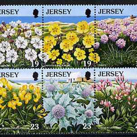 Jersey 1995 European Nature Conservation Year - Wild Flowers set of 10 unmounted mint, SG 707-16