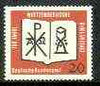 Germany - West 1962 150th Anniversary of Württembergische Bibelanstalt (Bible Publishers) unmounted mint, SG 1296*