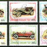 Togo 1999 Classic Cars complete set of 6 values fine cto used*