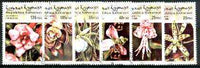 Sahara Republic 1999 Orchids complete set of 6 fine cto used*