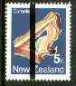 New Zealand 1982-89 Carnelian 5c from Minerals def set with vert black line opt for PO training school use unmounted mint, as SG 1281