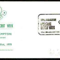 Great Britain 1970 Commemorative cover for Southampton National Scout Week with special illustrated cancel