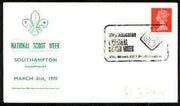 Great Britain 1970 Commemorative cover for Southampton National Scout Week with special illustrated cancel