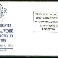 Great Britain 1972 Commemorative cover for West Leicester International Weekend with special cancel