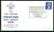 Great Britain 1972 Commemorative cover for West Leicester International Weekend with special cancel