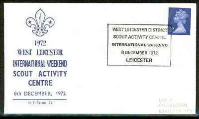 Great Britain 1972 Commemorative cover for West Leicester International Weekend with special cancel